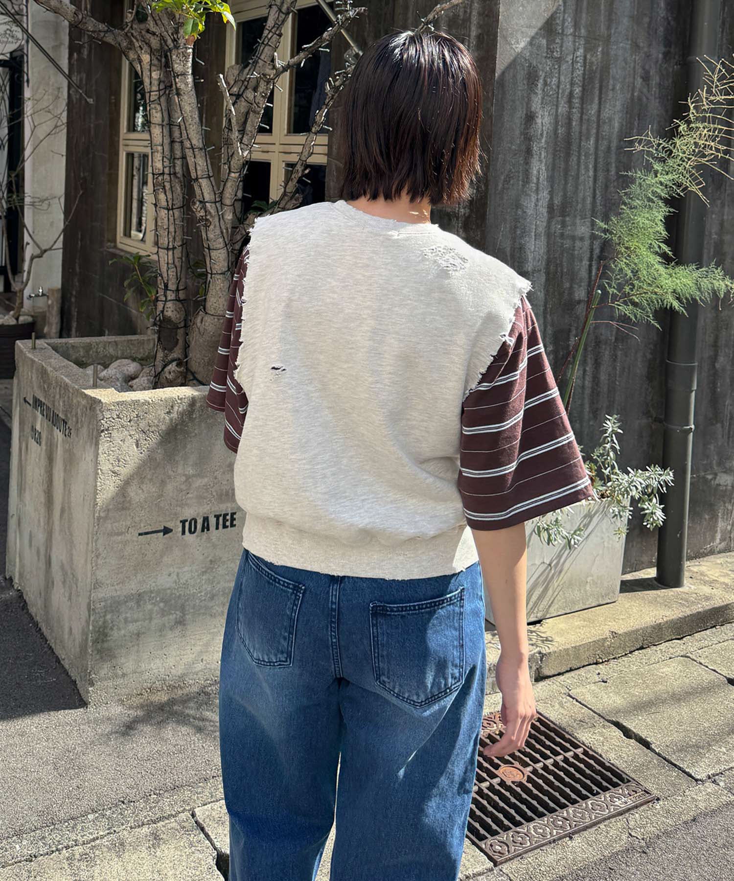 スウェットダメージベスト