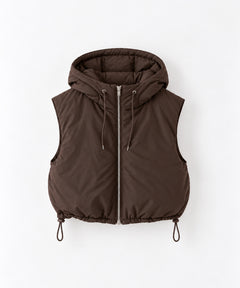 Hooded Down Vest
