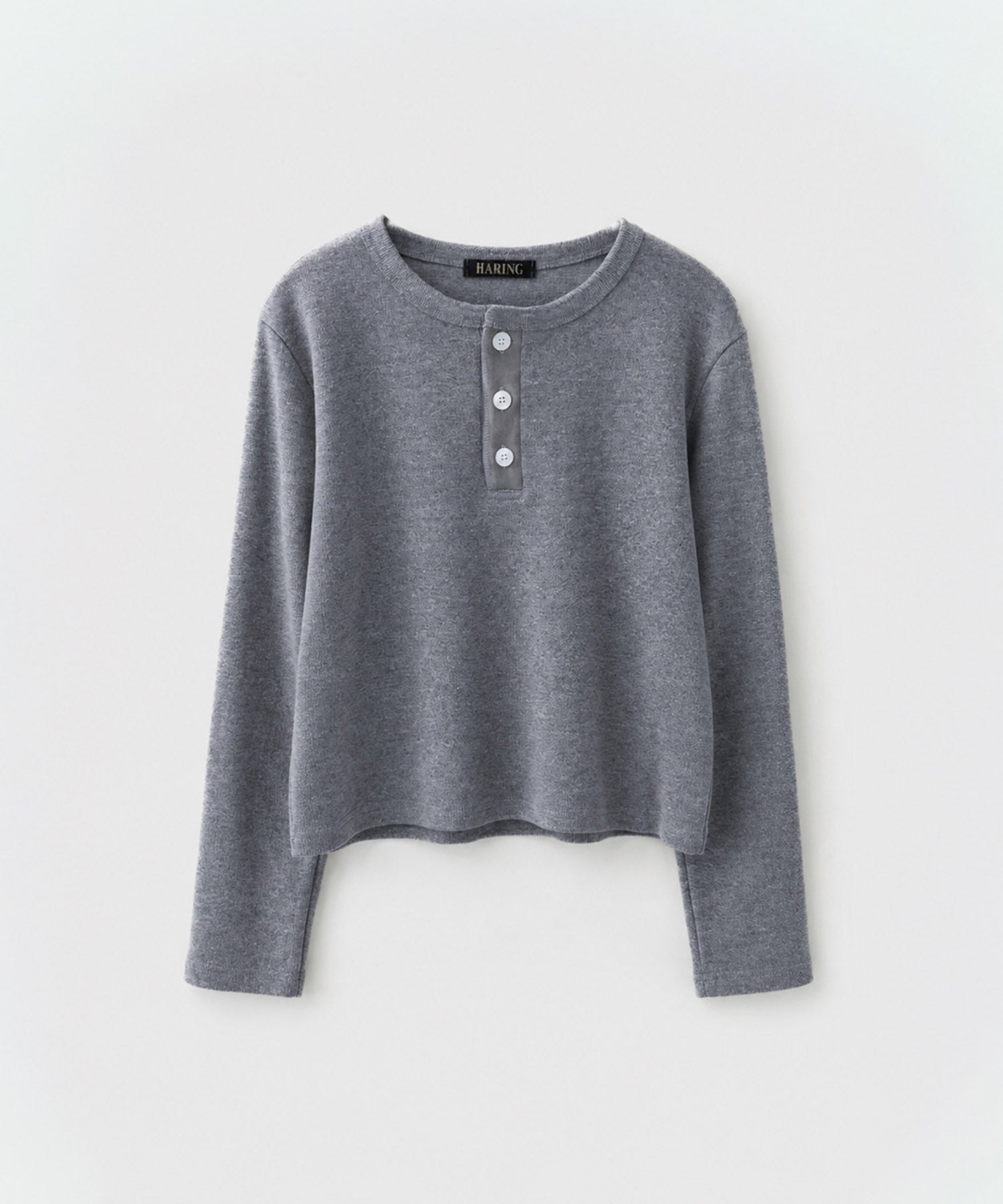 ヴィンテージコットンヘンリーロングTシャツ