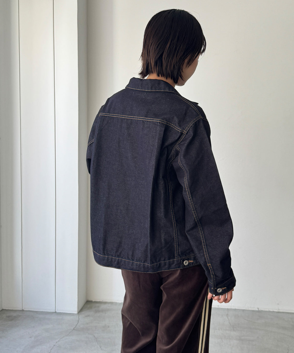 ZIPデニムジャケット
