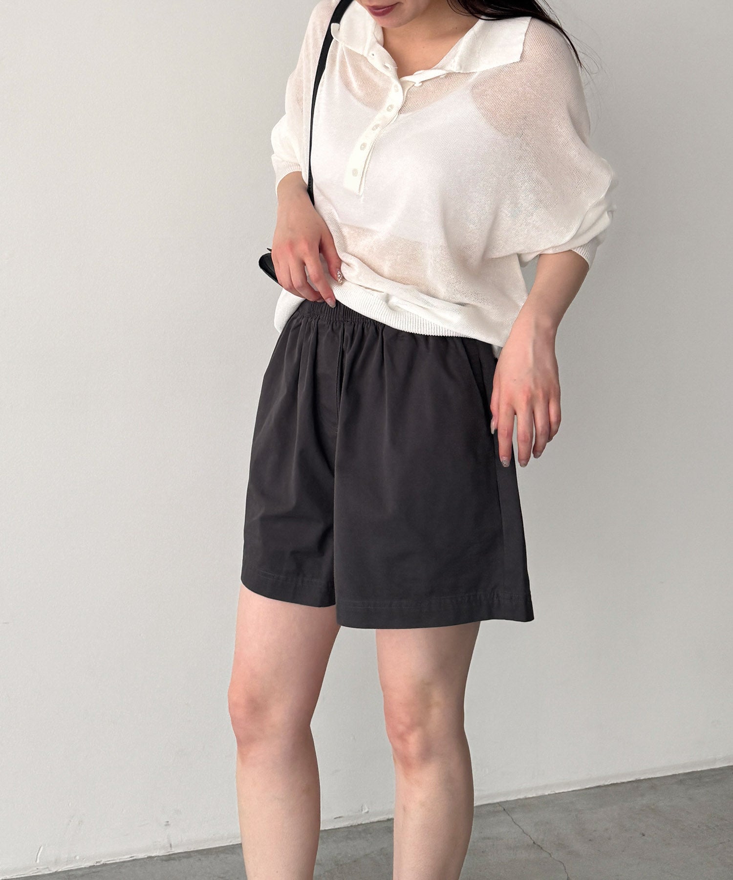 コットンイージーショートパンツ