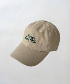 "WesterCafe 1950"ロゴCAP