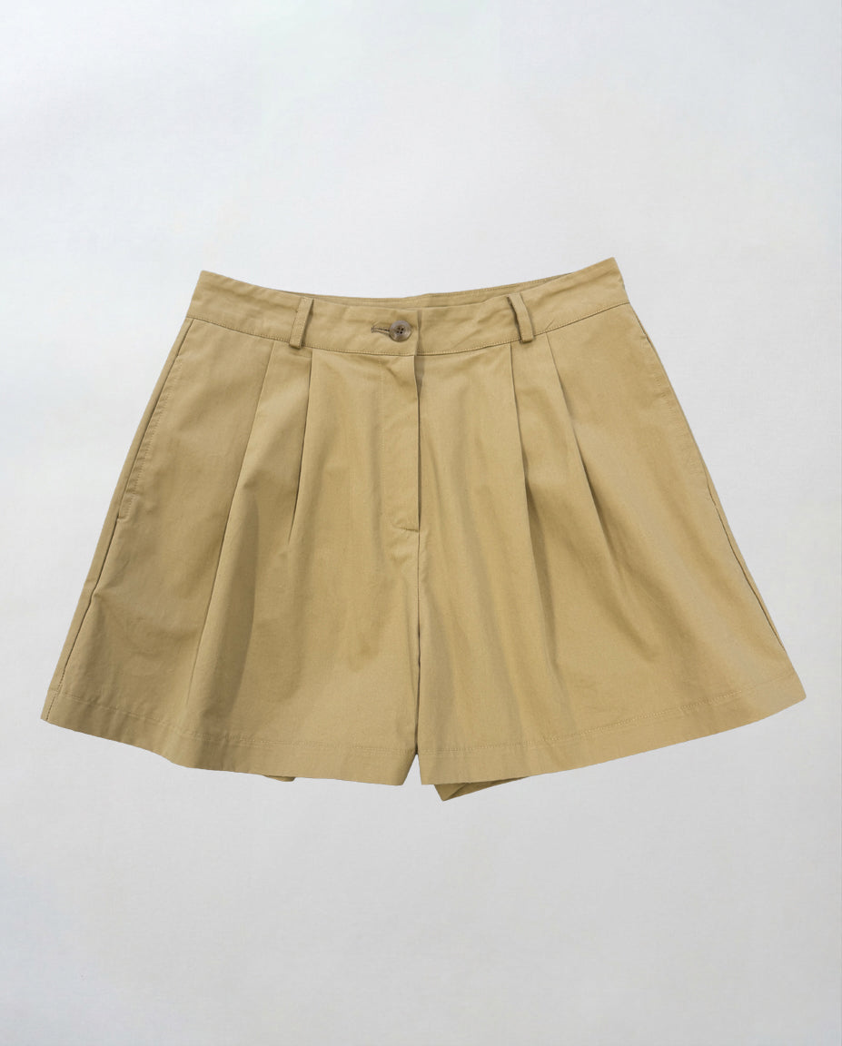 ダブルタックショートパンツ