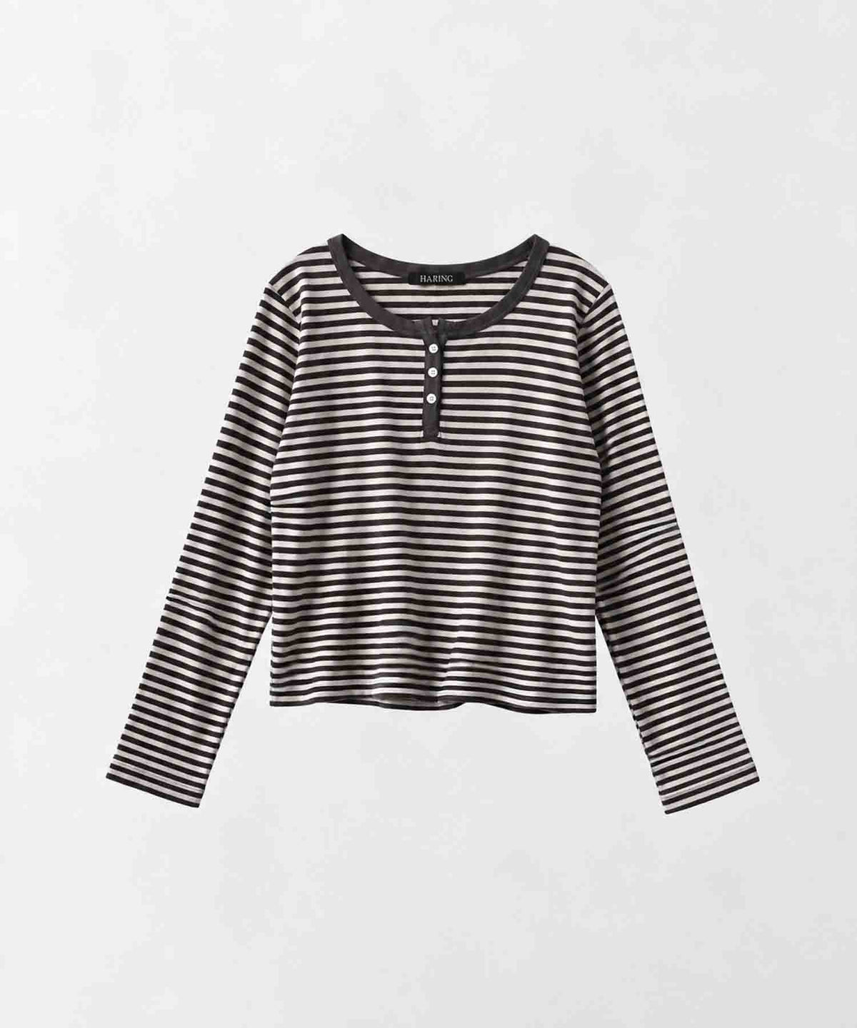 コットンヘンリーロングTシャツ