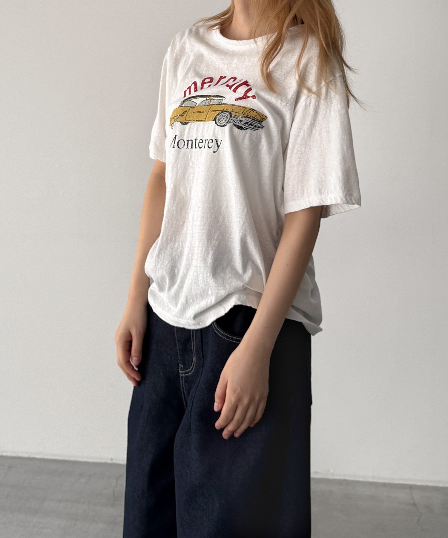 "mercury"スラブTシャツ