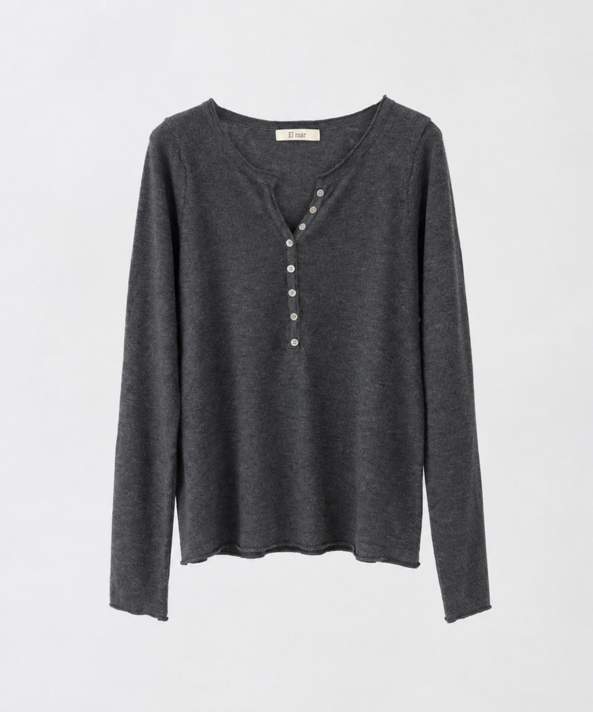 シルク混スキッパーニット