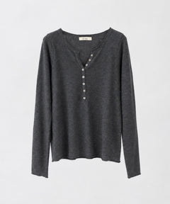 シルク混スキッパーニット