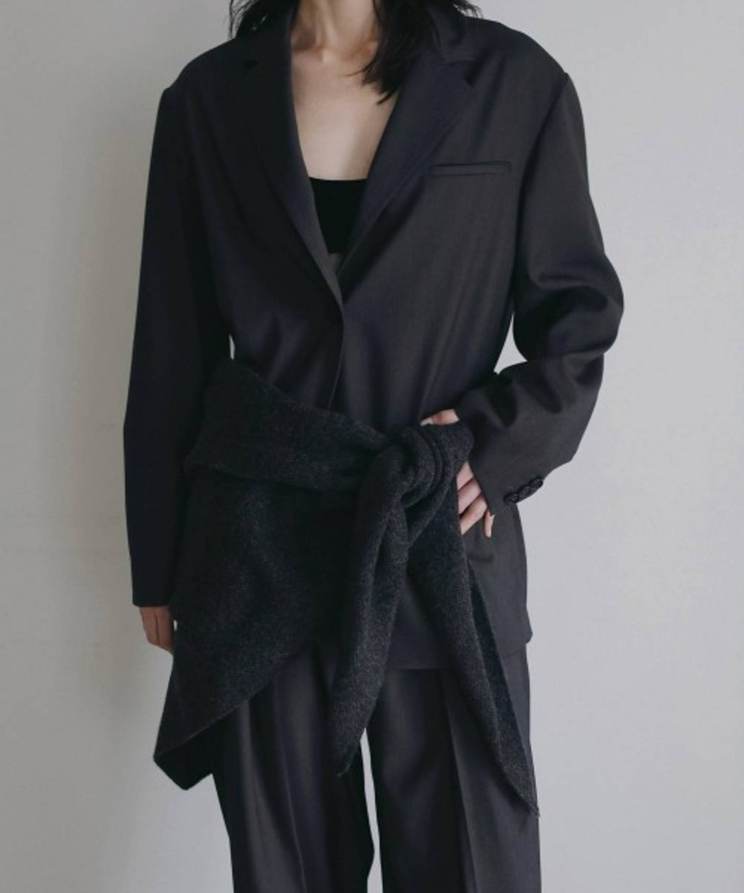 Knit Triangle Scarf ニットトライアングルスカーフ/62621013