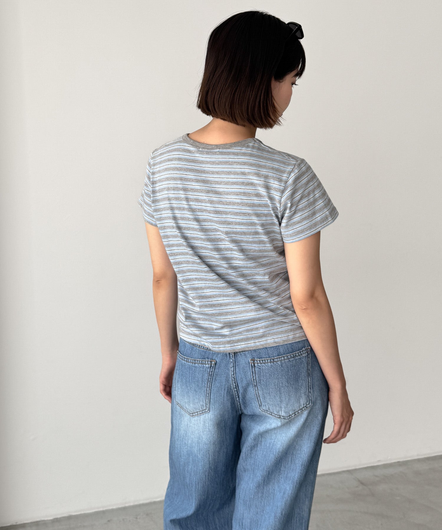 マルチボーダーリンガーTシャツ