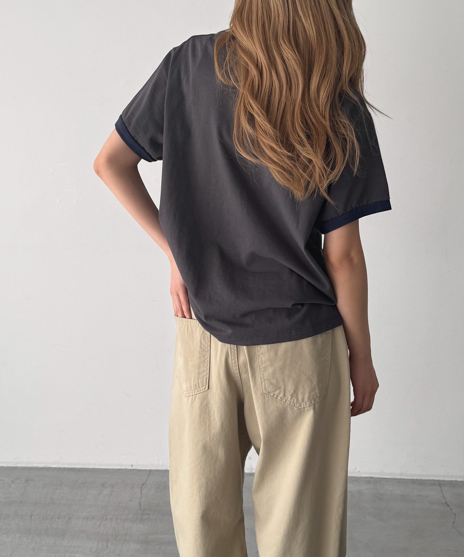 "ST.PHY"リンガーTシャツ
