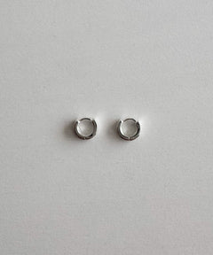 【Silver925】プチフープシルバーピアス