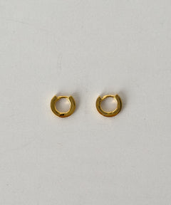 【Silver925】プチフープゴールドピアス