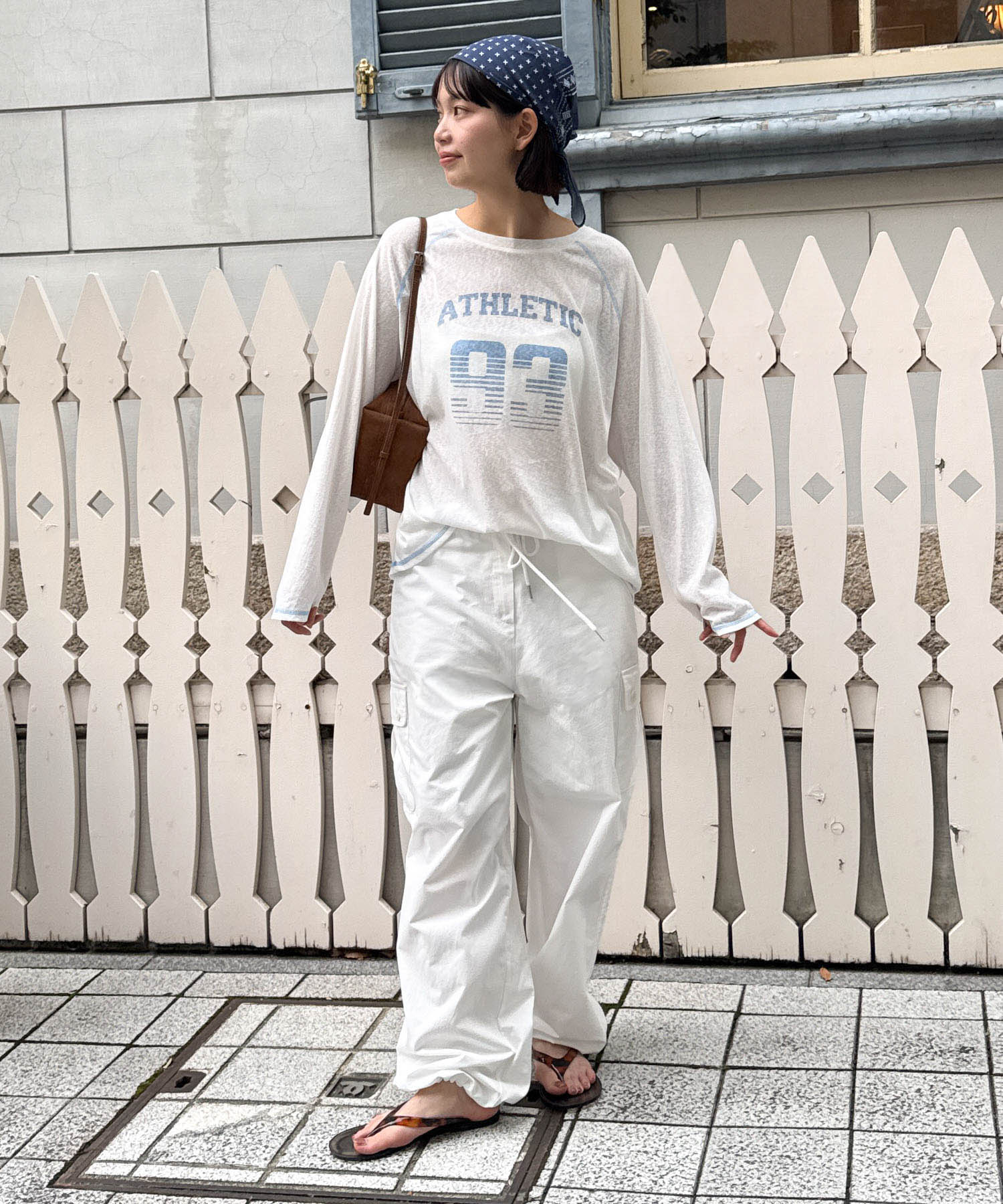 "ATHLETIC 93"ステッチロンT