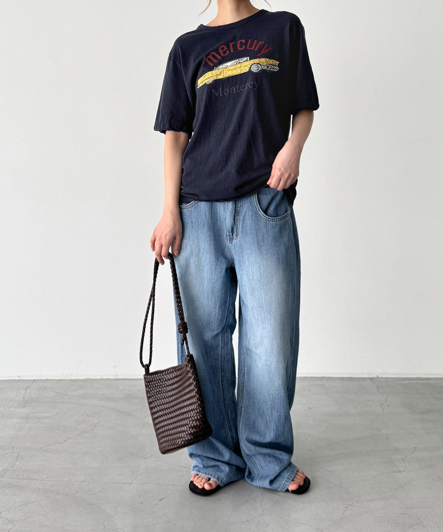 "mercury"スラブTシャツ