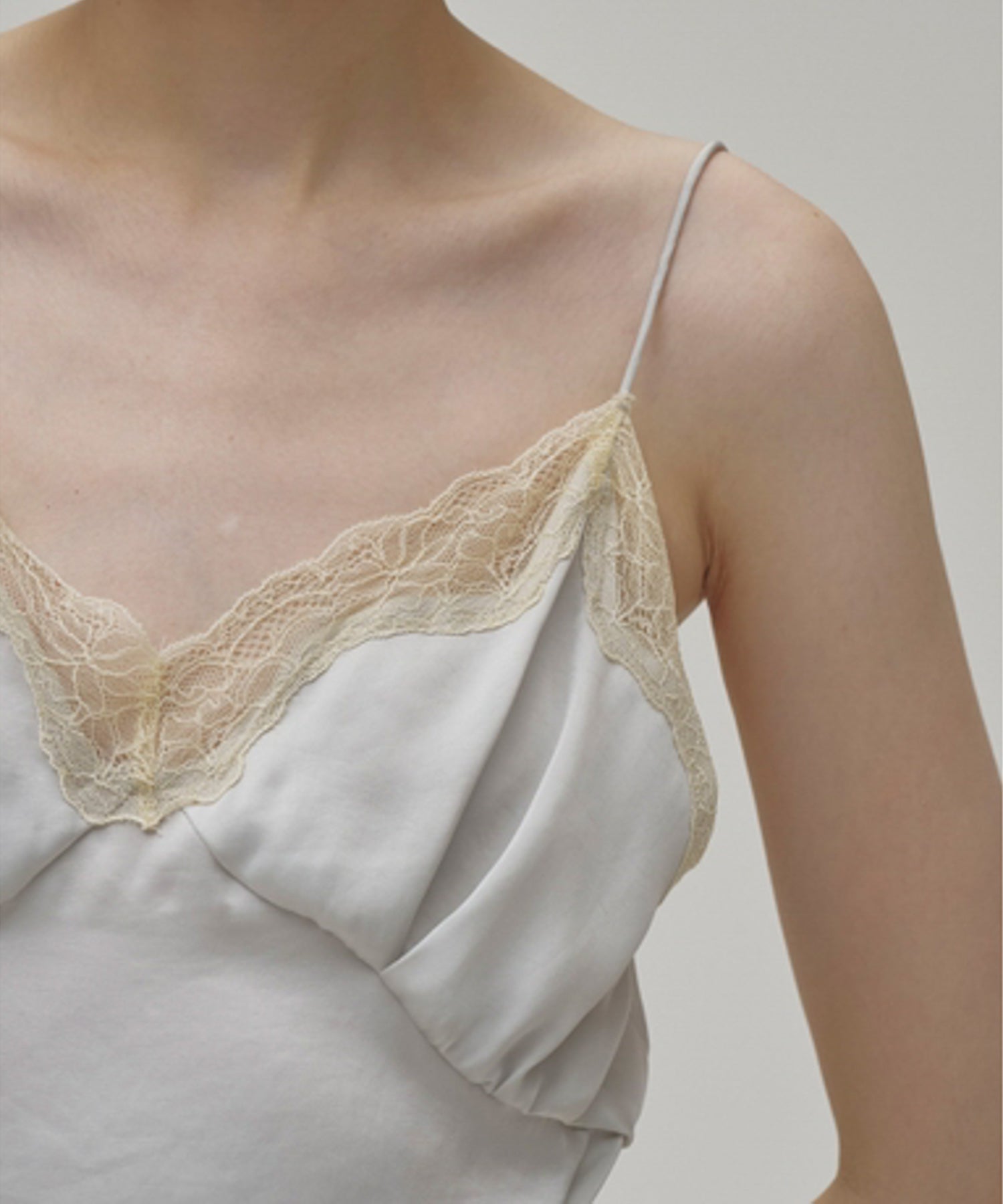 Satin Lace Camisole サテンレースキャミソール/12610431