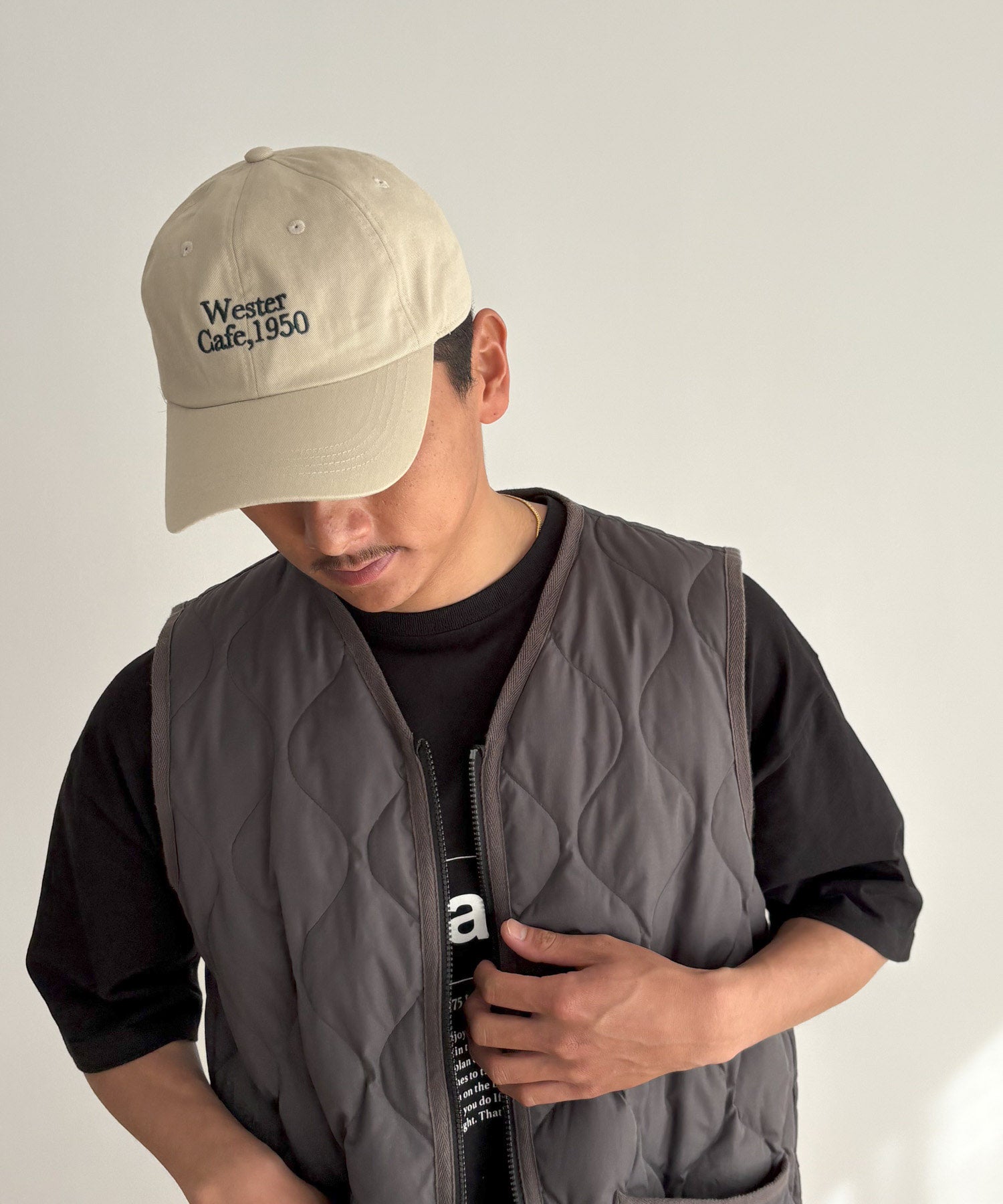 "WesterCafe 1950"ロゴCAP