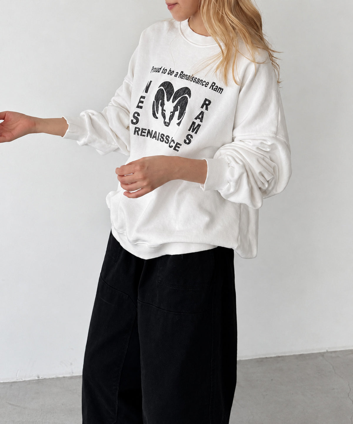 ”RAMS”トレーナー 裏毛