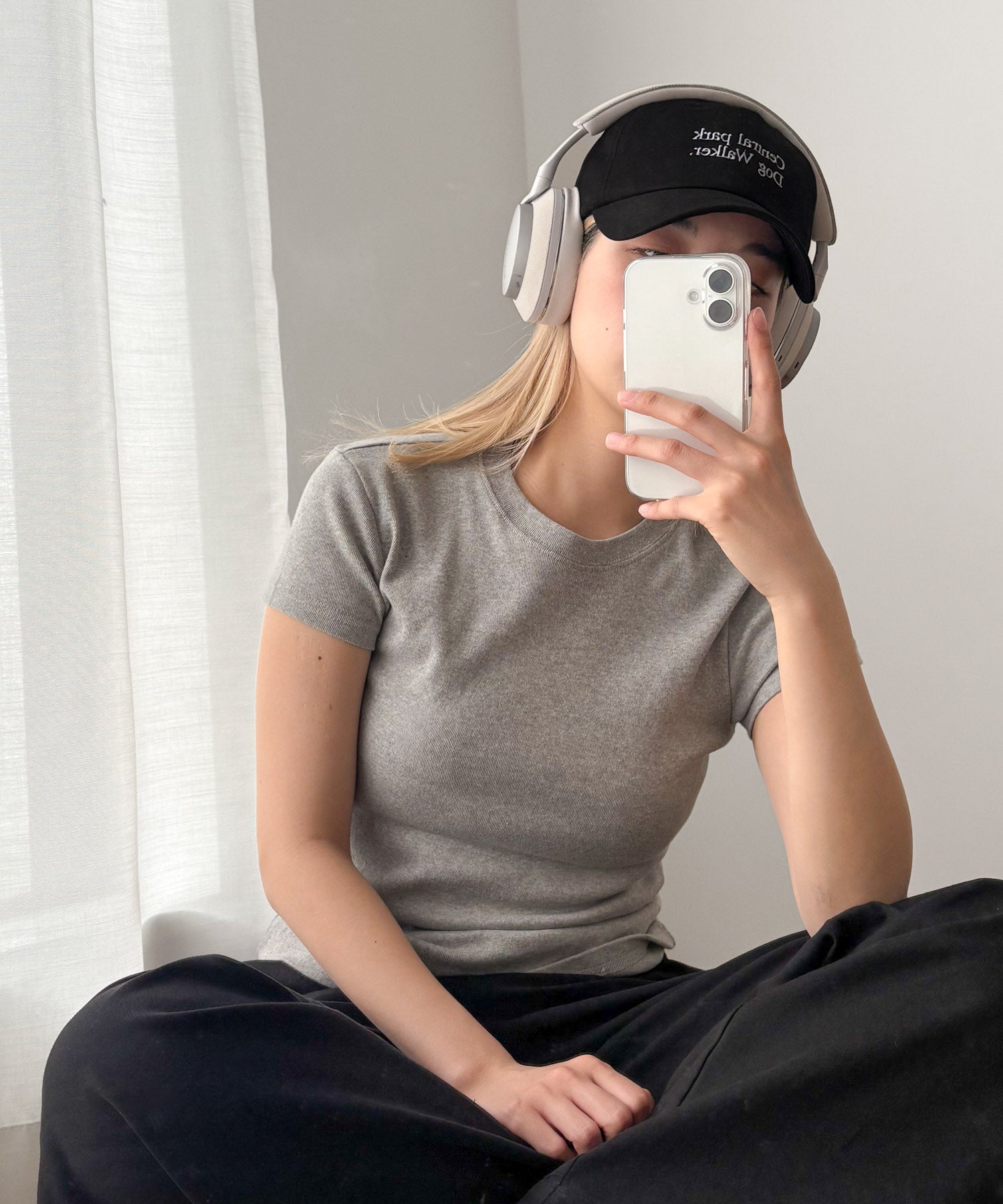 "Dog Walker"ロゴCAP