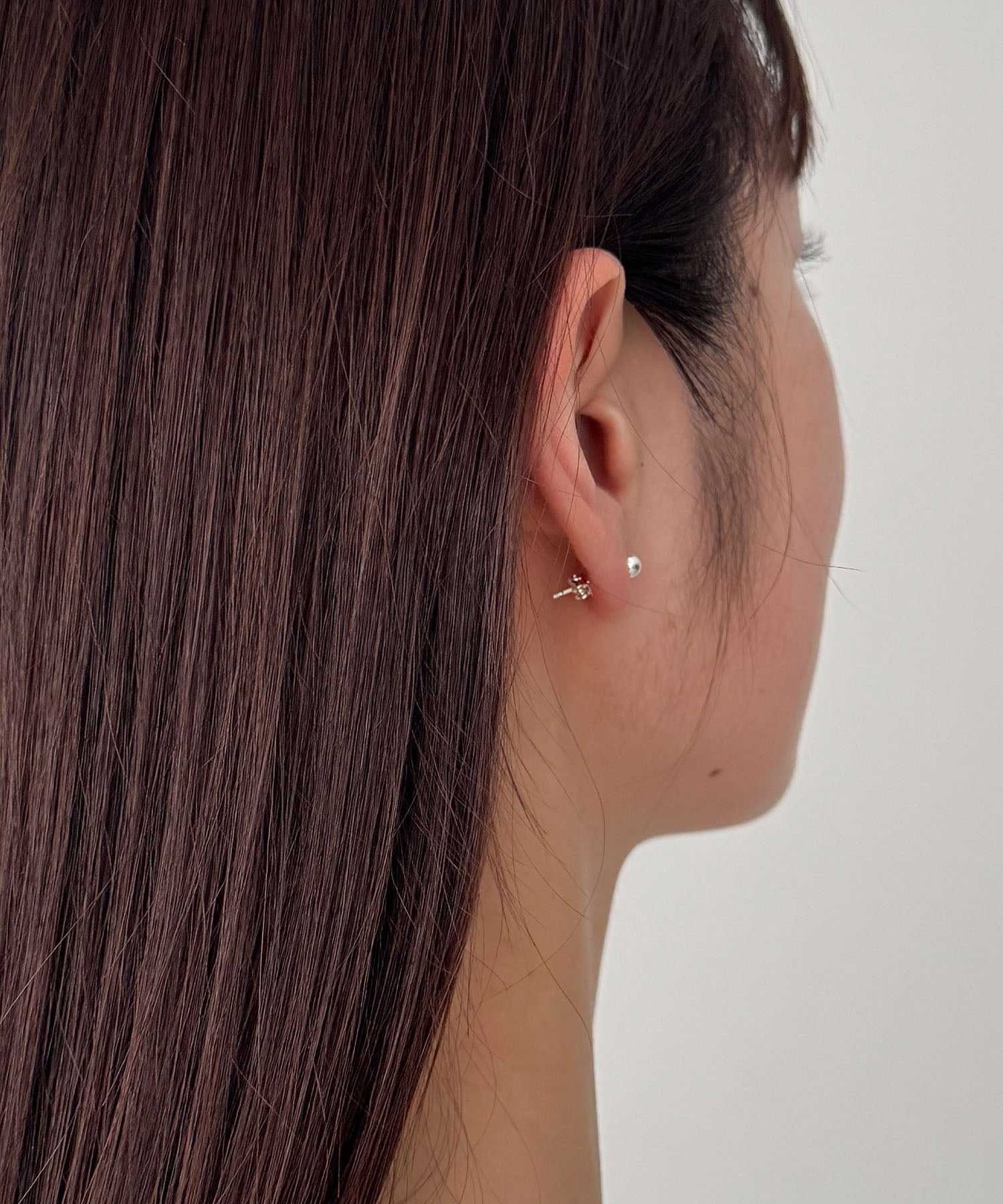 【Silver925】プチボールピアス
