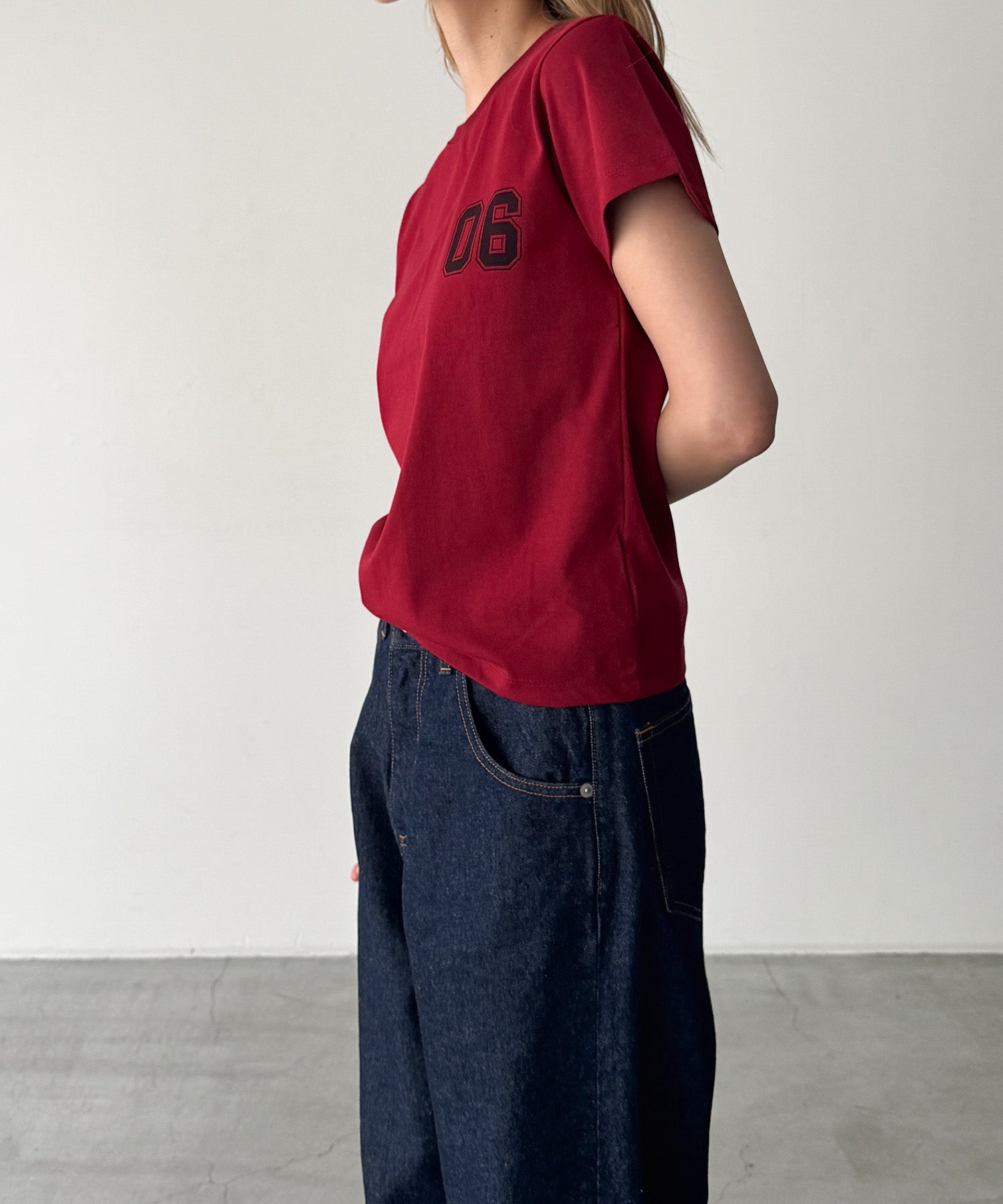 "06"リンガーTシャツ