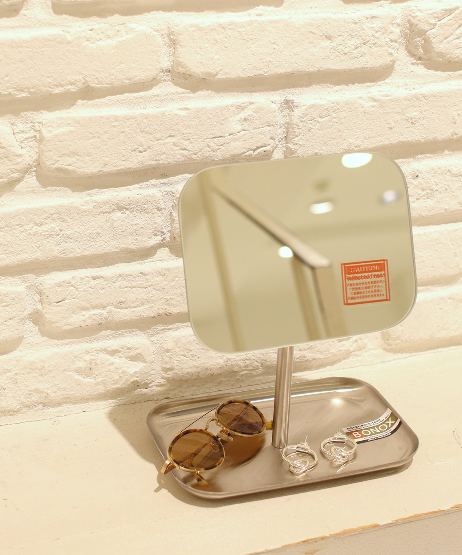 RECTANGLE MIRROR WITH TRAY W18