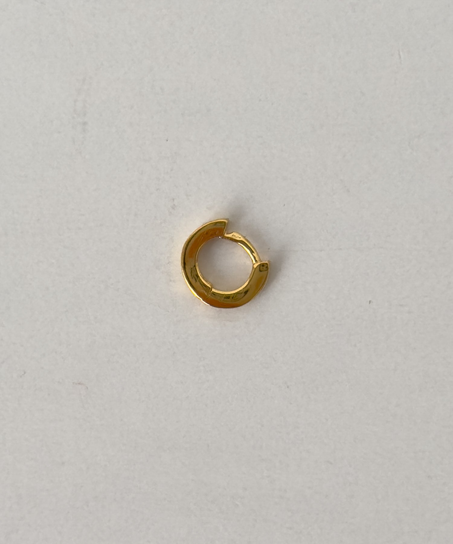 【Silver925】プチフープゴールドピアス
