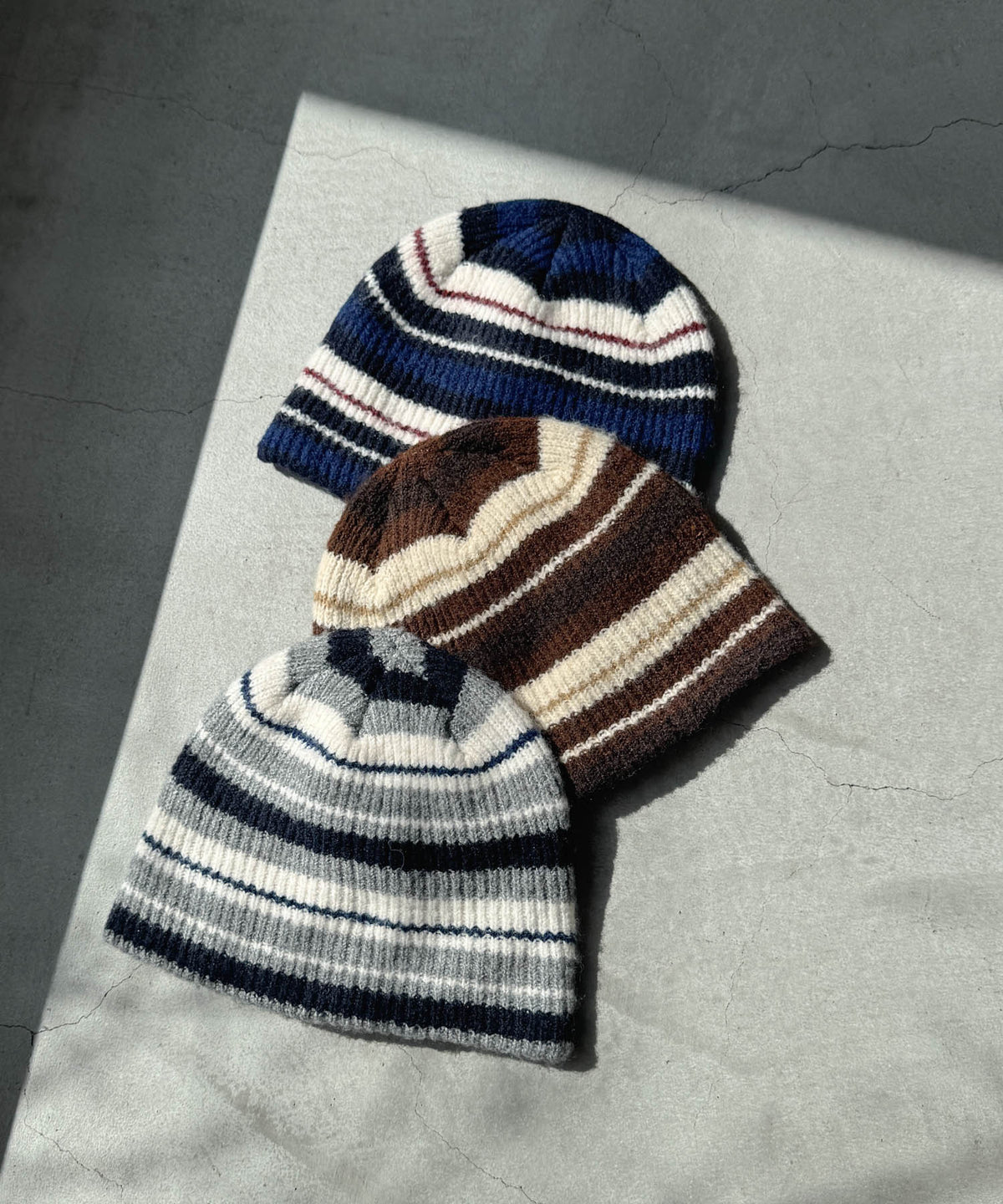 マルチボーダーニットCAP