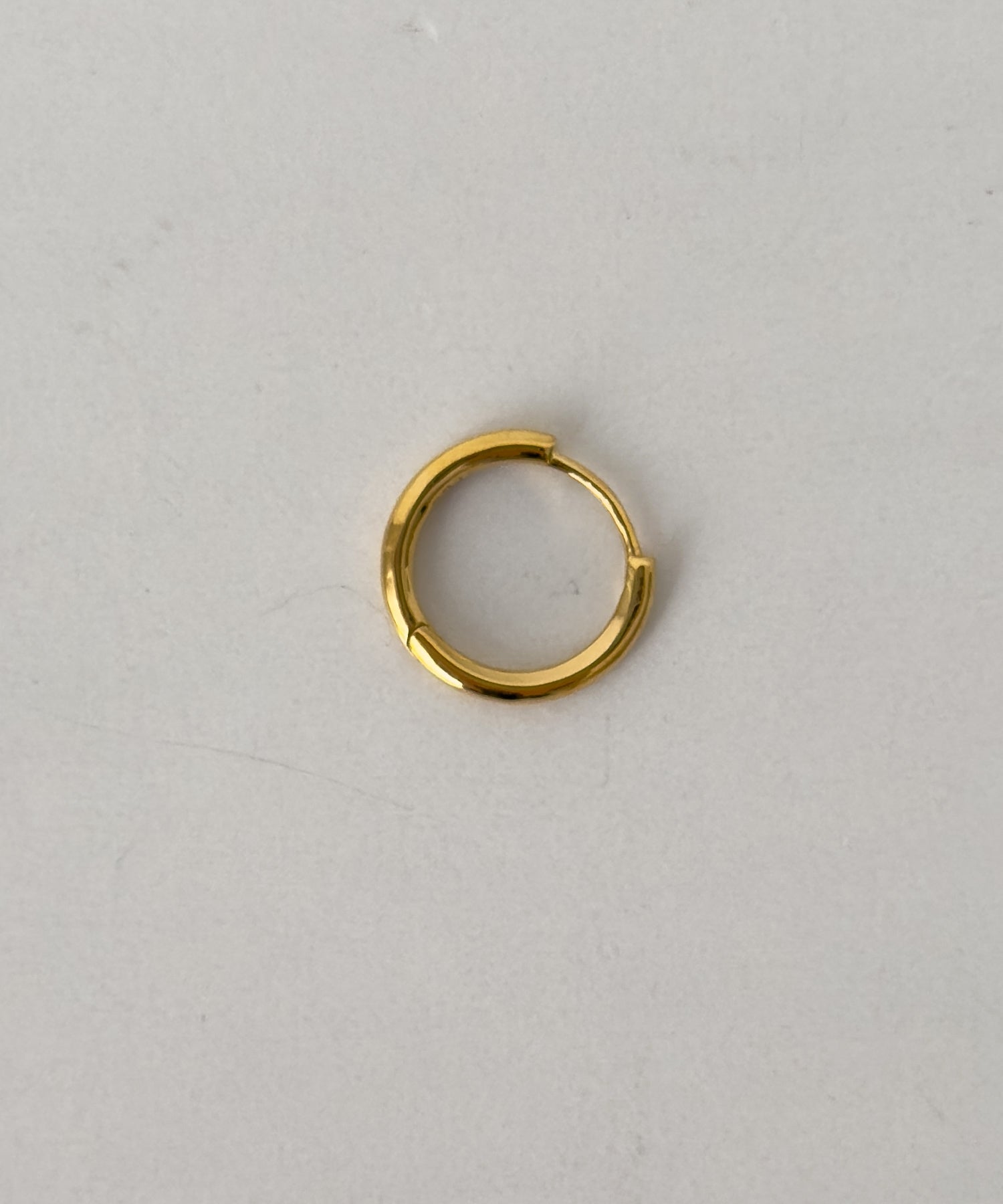 【Silver925】THINフープゴールドピアス