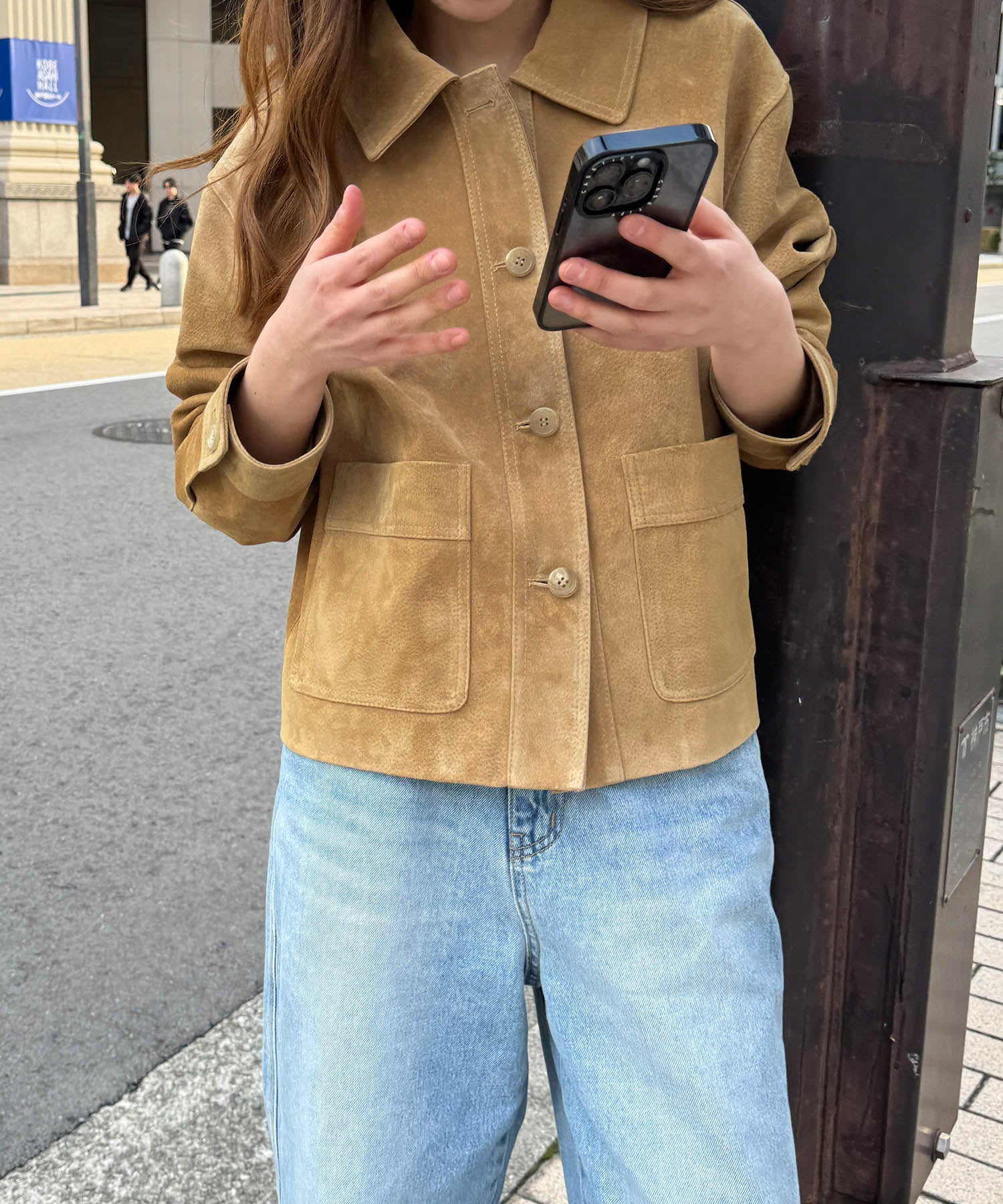 スウェードジャケット