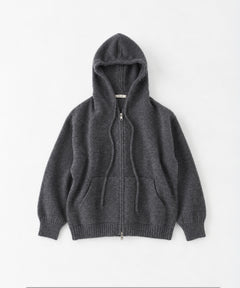 ソフトニットZIPパーカー