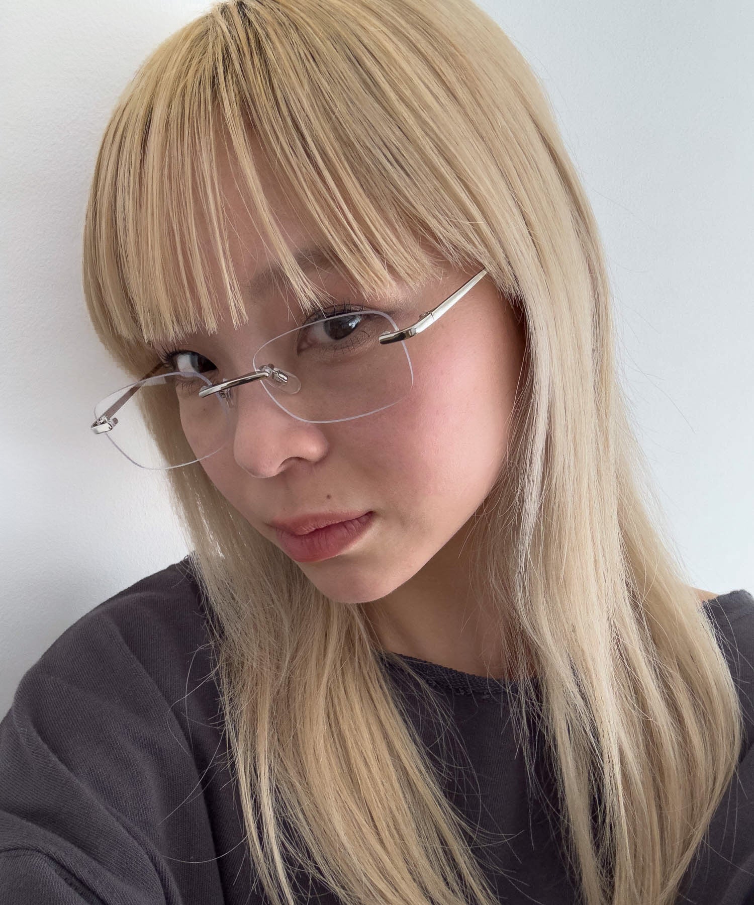 "LIVI"リムレスグラスアイウェア