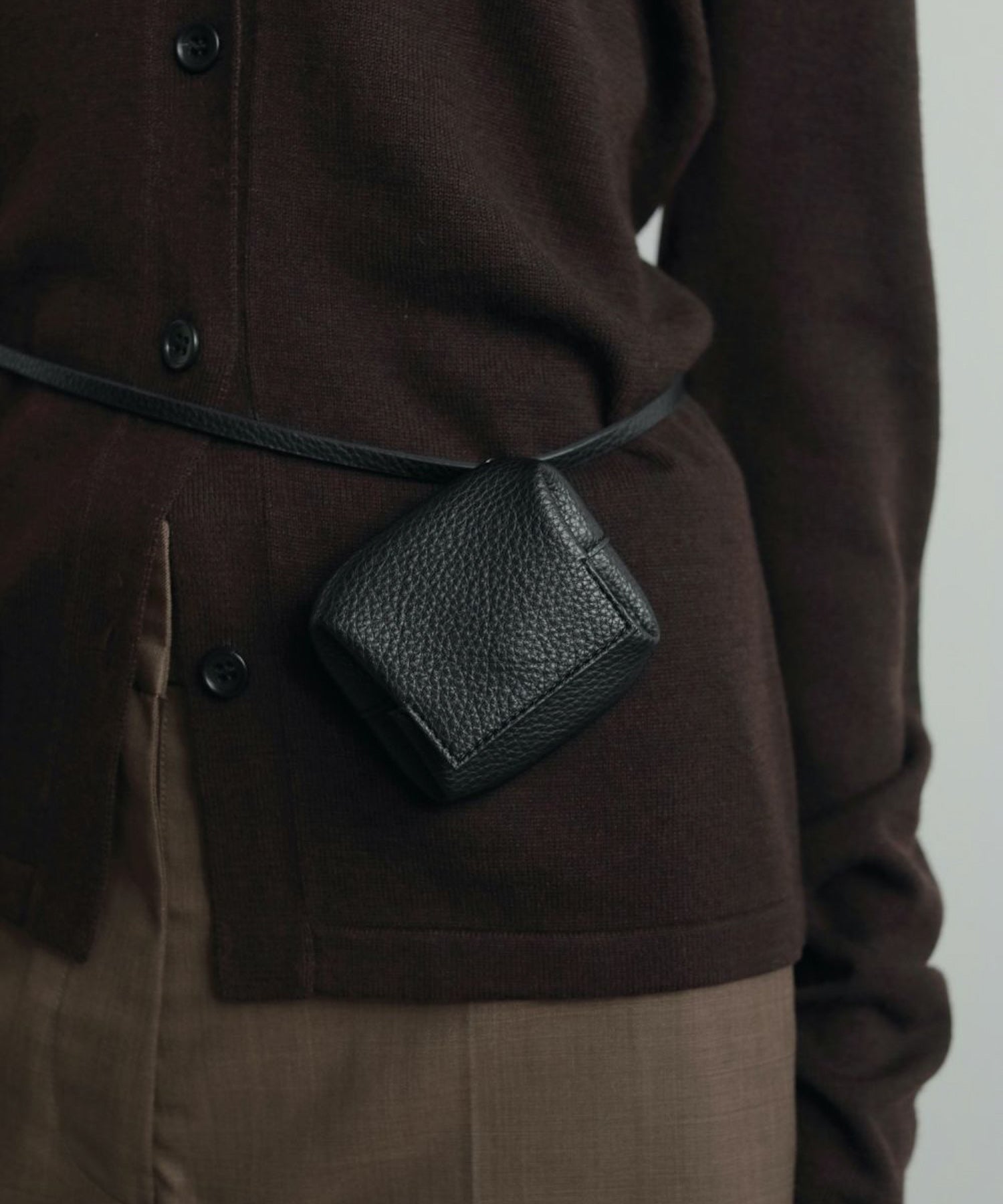 Ecoleather Waist Pouch エコレザーウエストポーチ/62521023