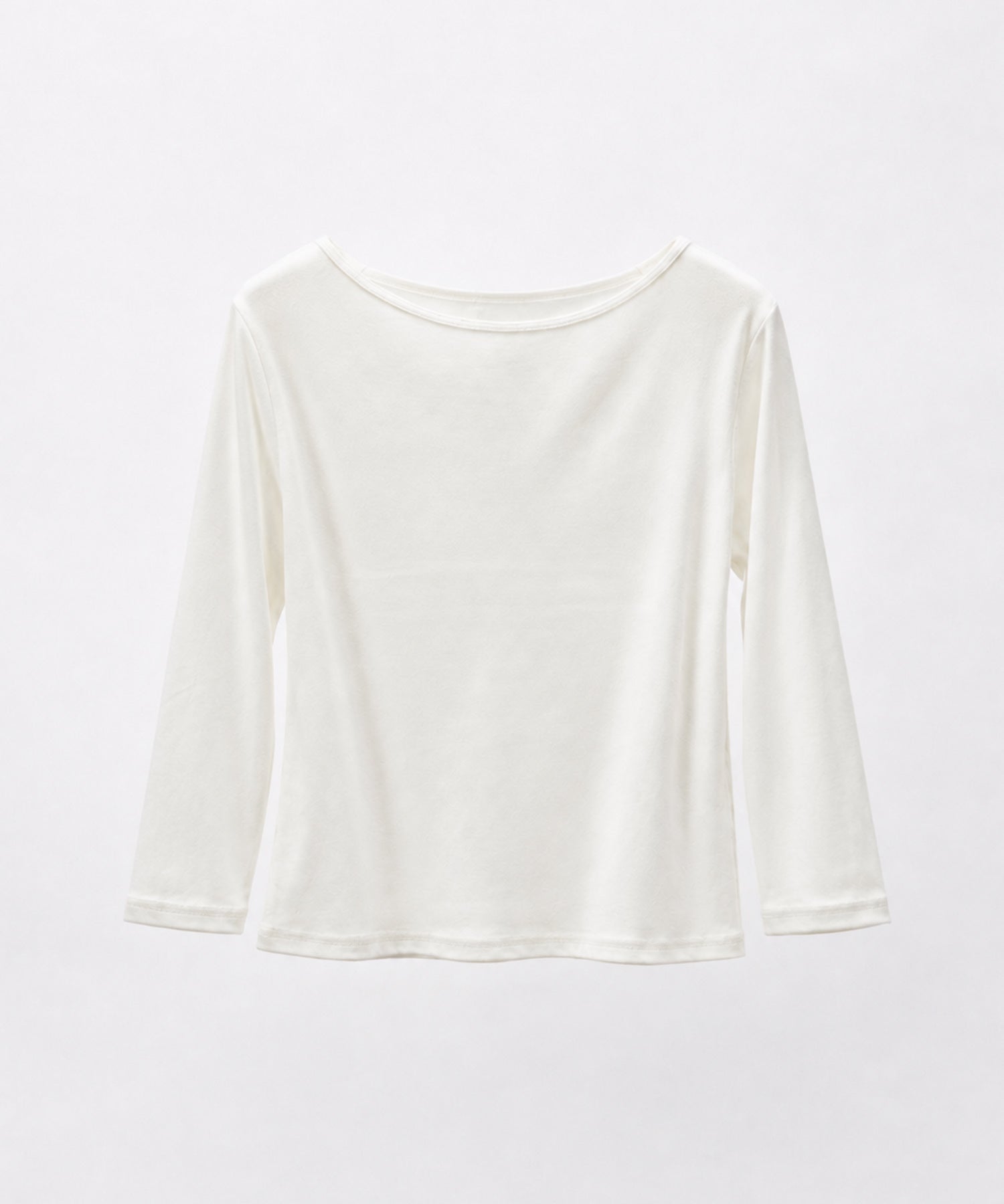 リブボート7分袖Tシャツ