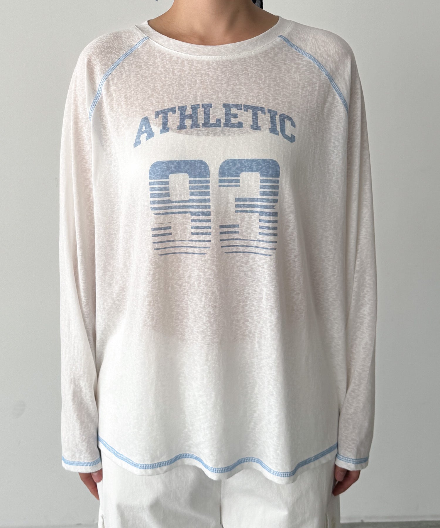 "ATHLETIC 93"ステッチロンT
