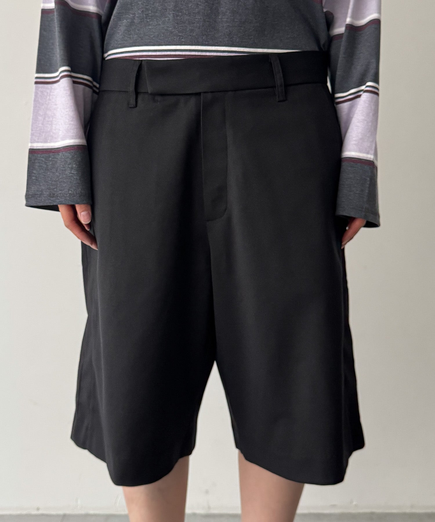 サイドシームハーフパンツ