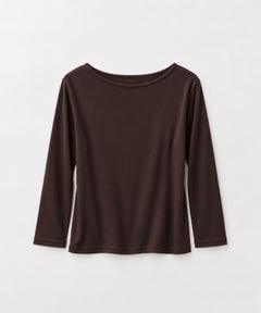 リブボート7分袖Tシャツ