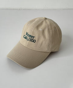 "WesterCafe 1950"ロゴCAP