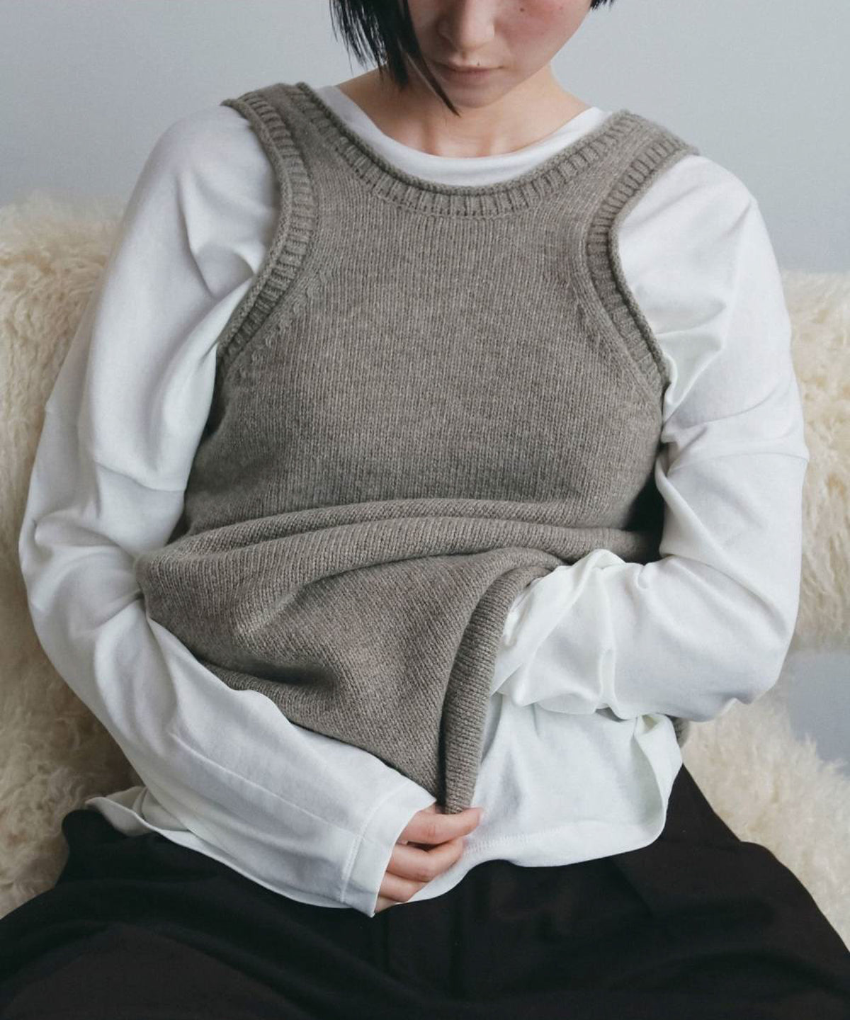 Knit Long Tanktop