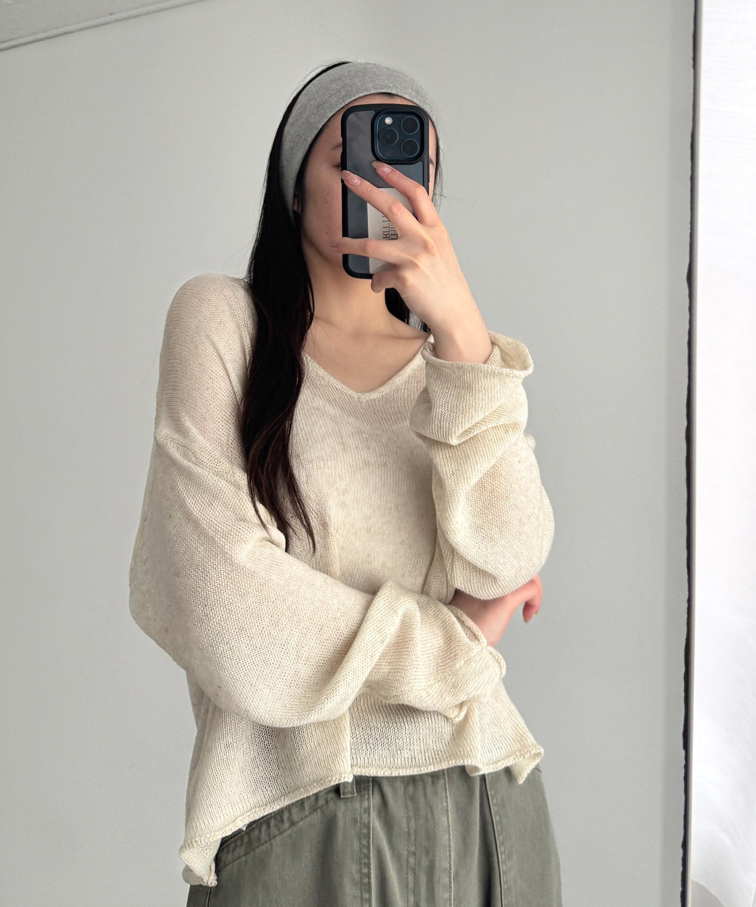 小花アイレットヘアバンド