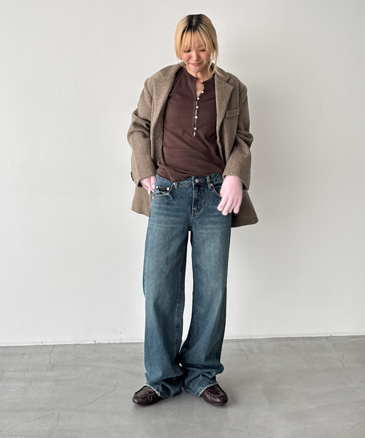 ロールーズストレート10オンスデニムパンツ 617