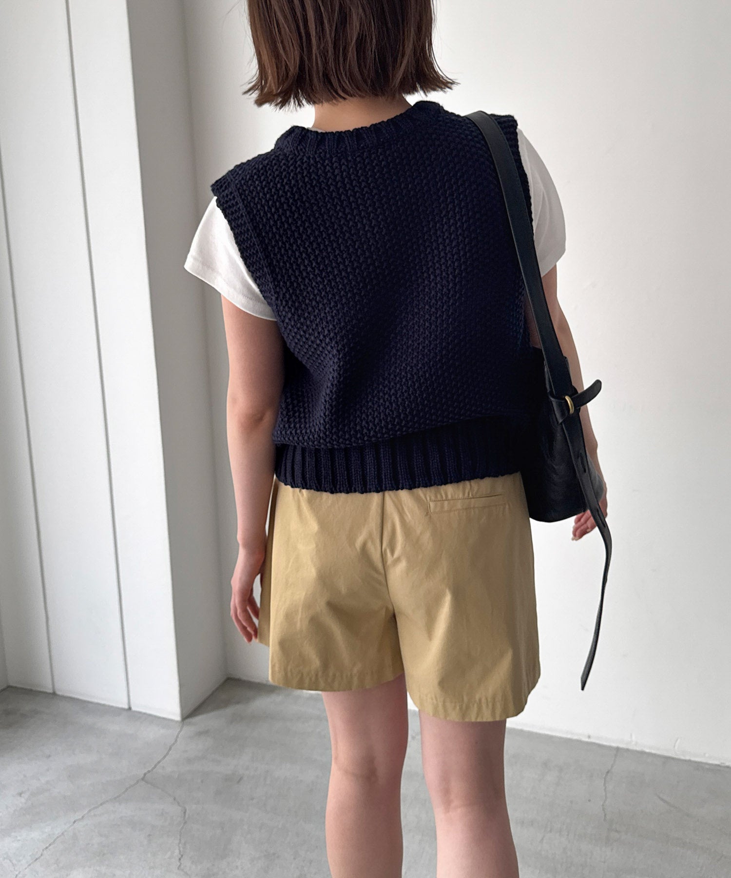 ダブルタックショートパンツ