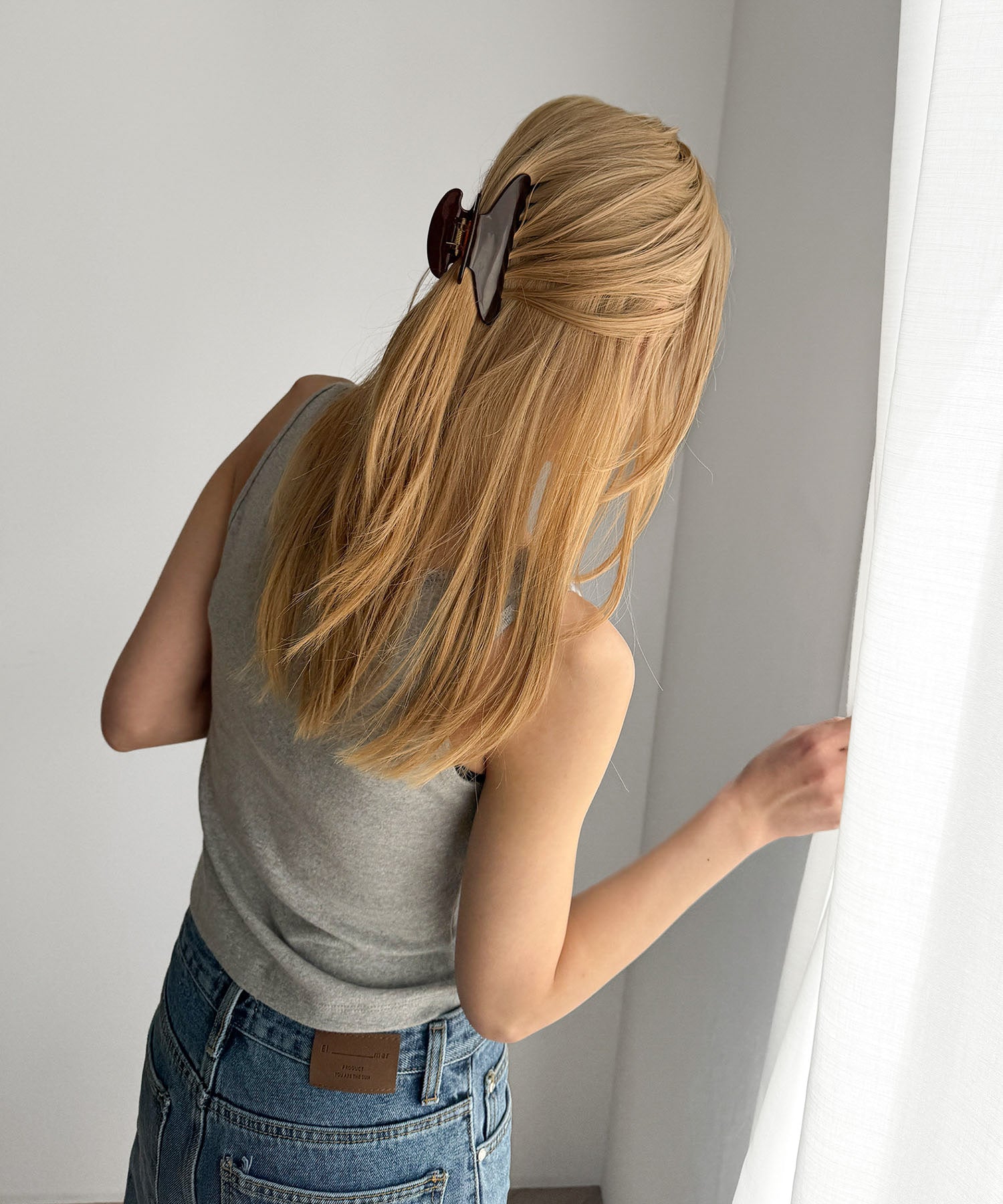 ラウンドヘアクリップ