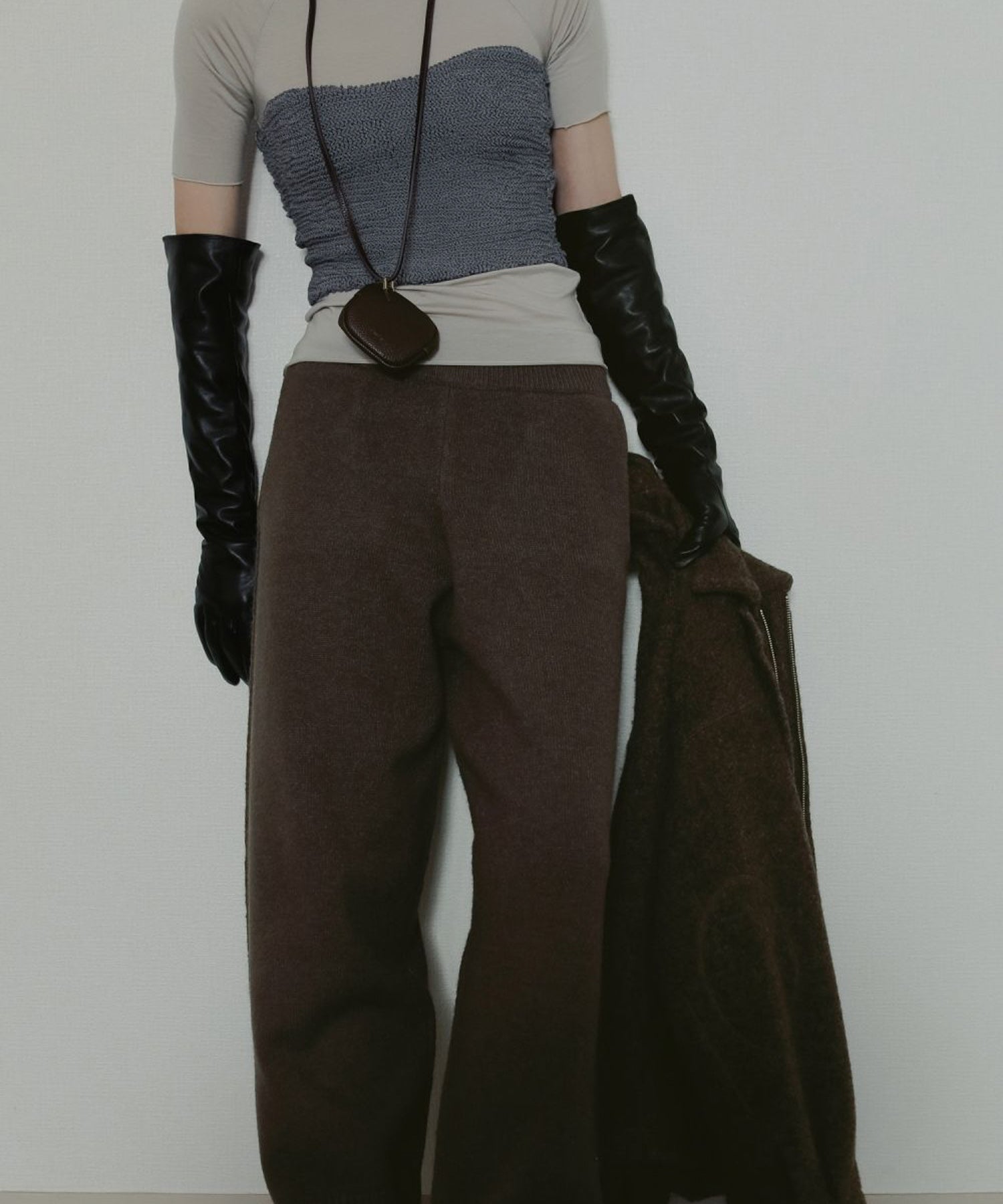 Ecoleather Waist Pouch エコレザーウエストポーチ/62521023