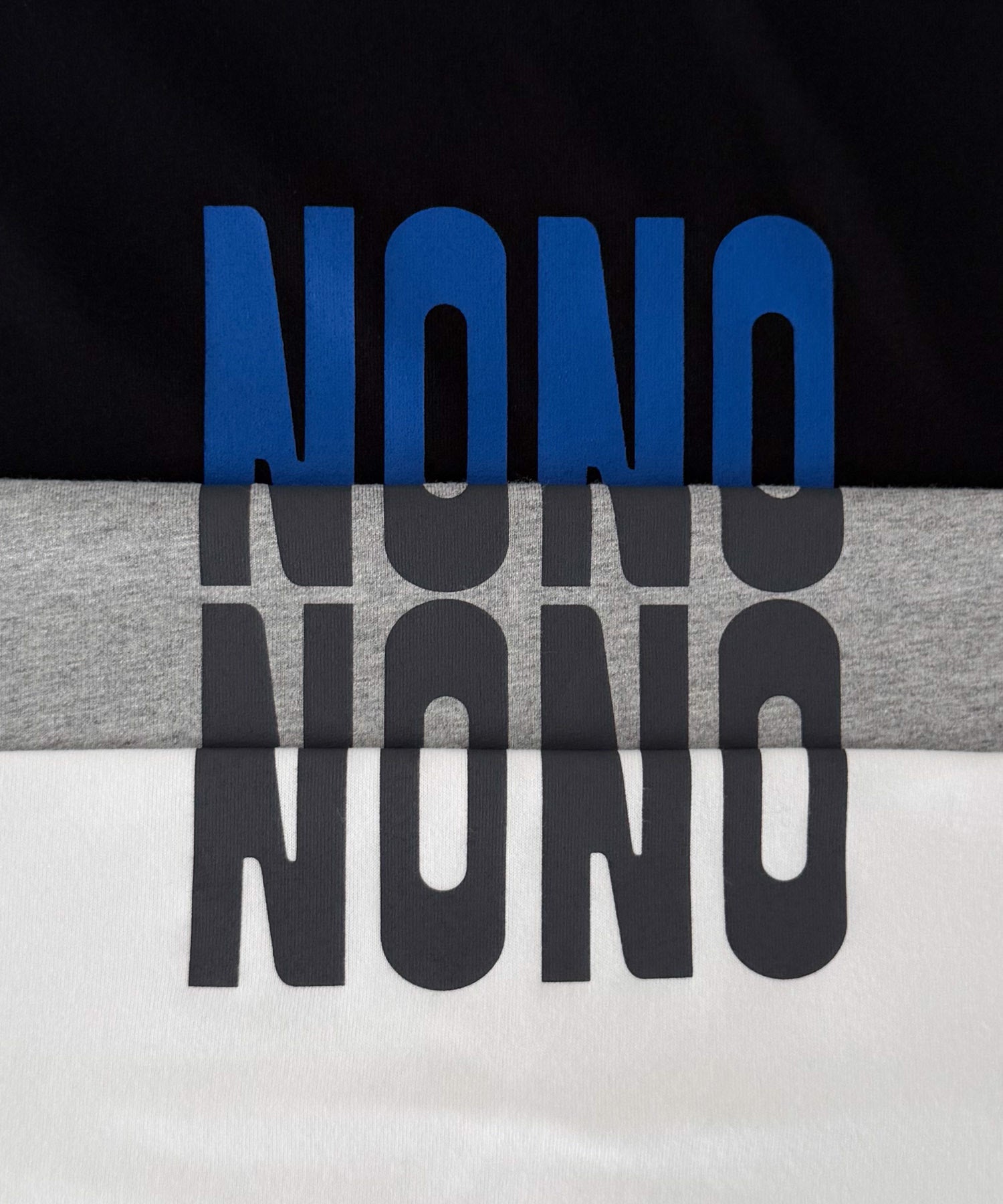 "NO"Tシャツ