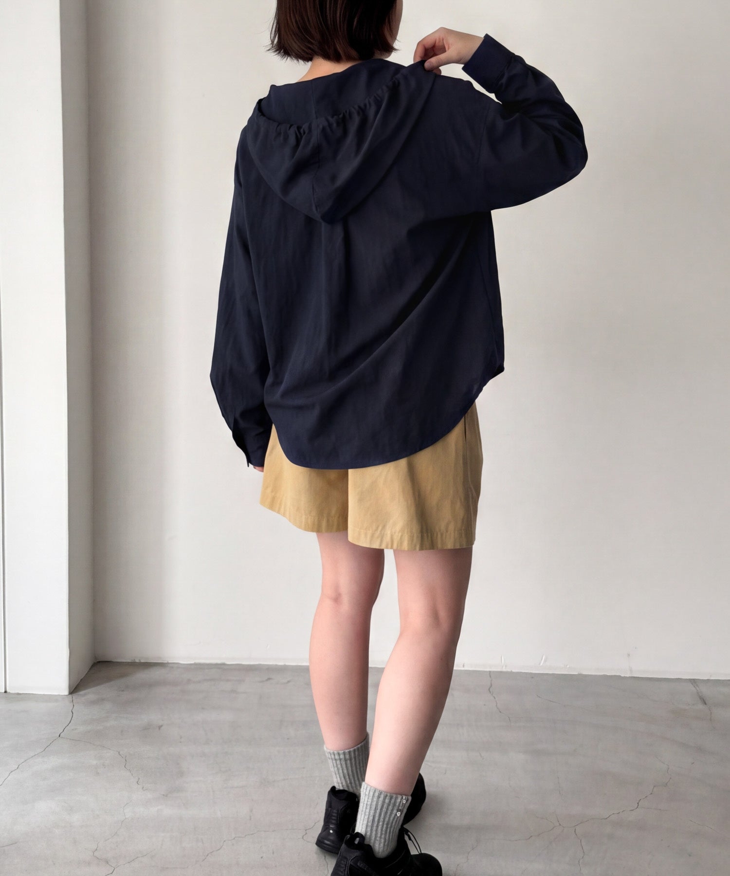 ナイロンパーカーシャツ