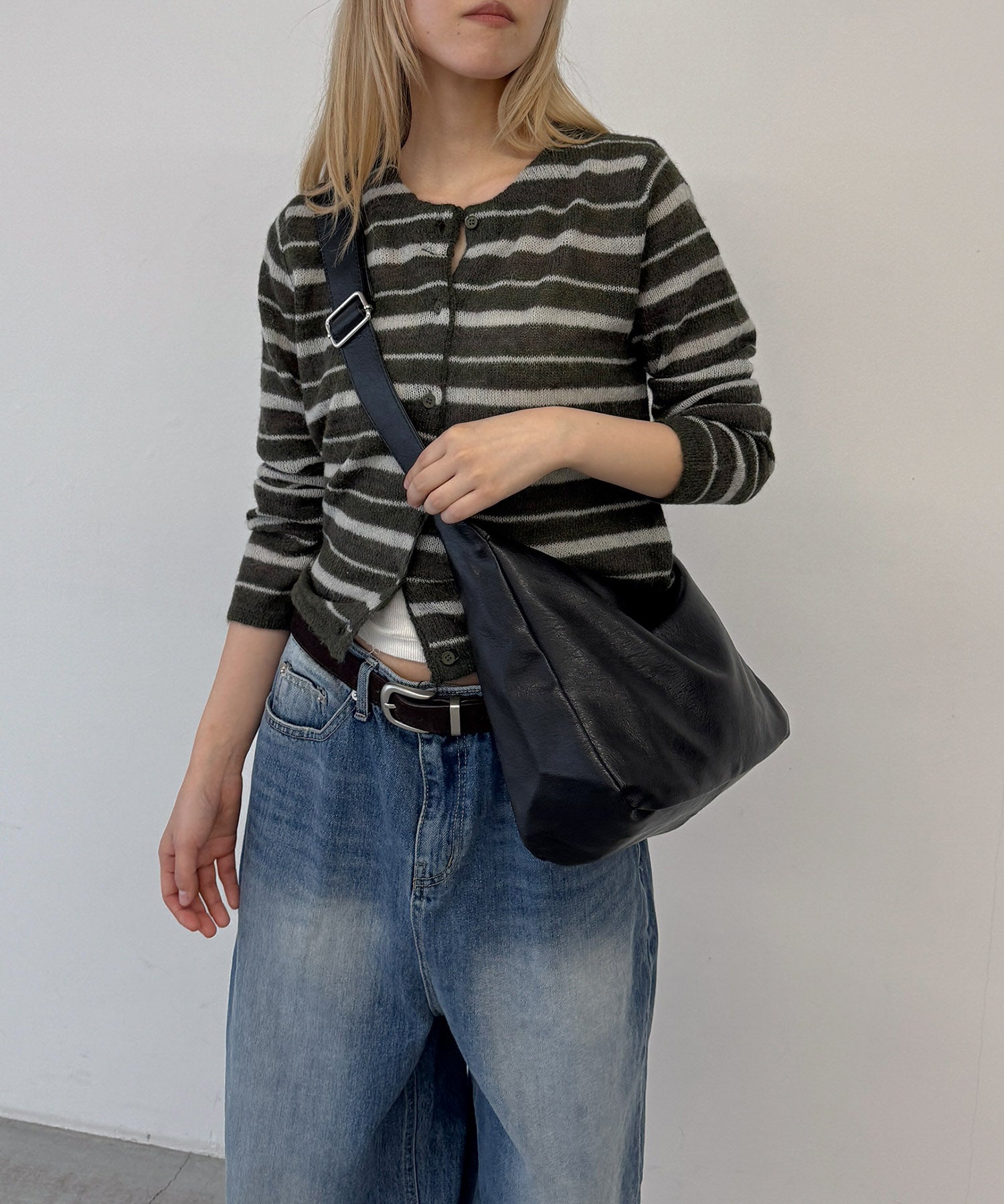   Jeans ショルダー バッグ ソフトレザーワンショルダーバッグ