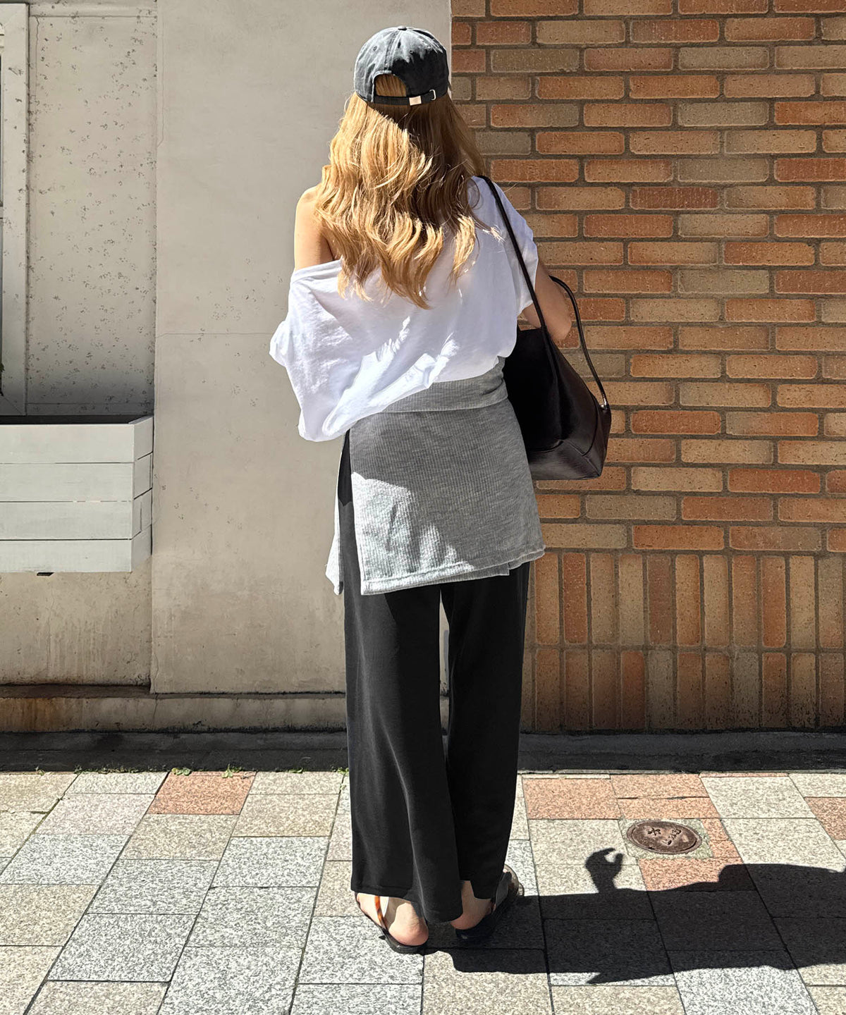 ビスコースイージークロップドパンツ(接触冷感)