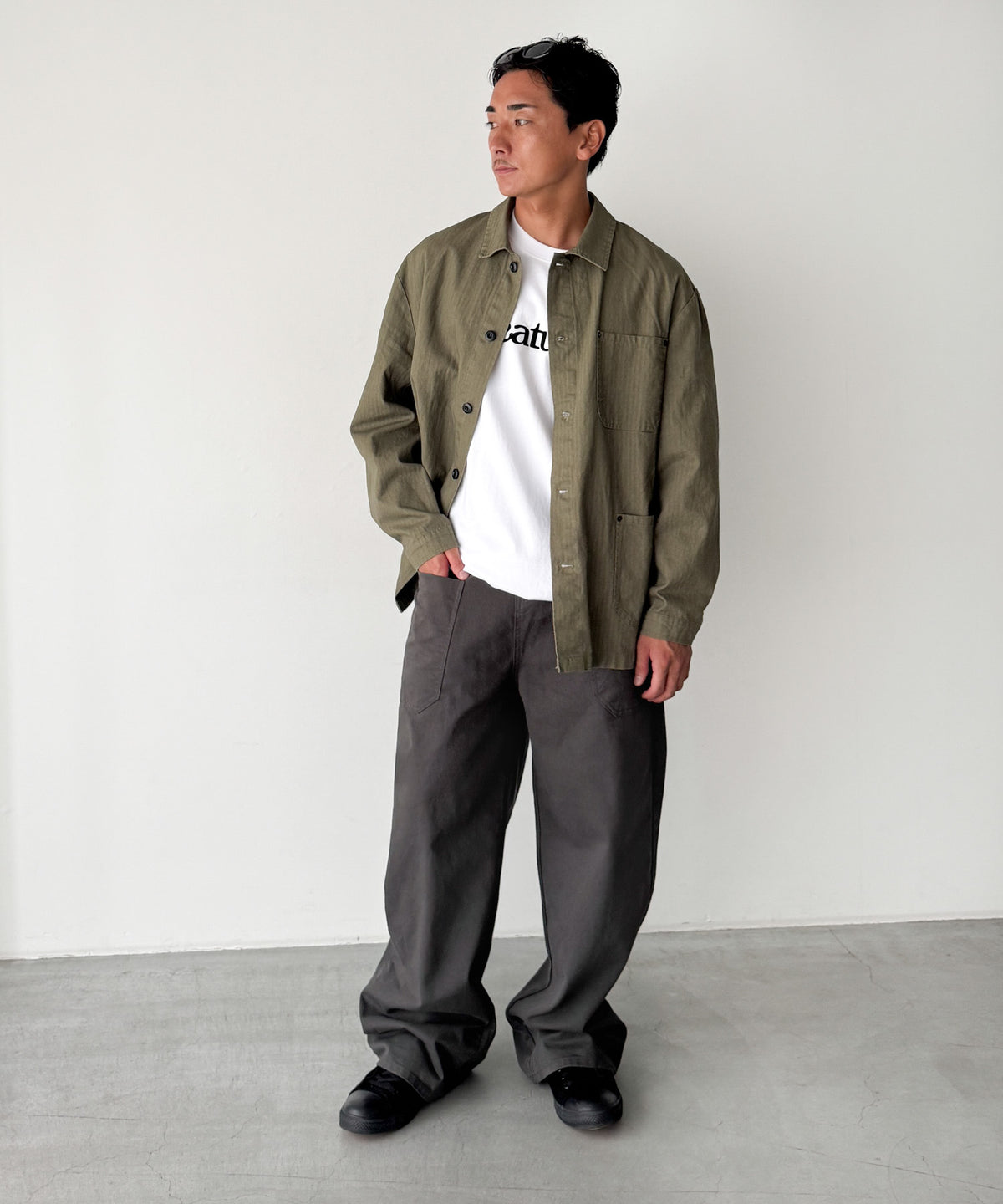 MEN'S：H170 B88 W72 H88(モデル着用サイズM)