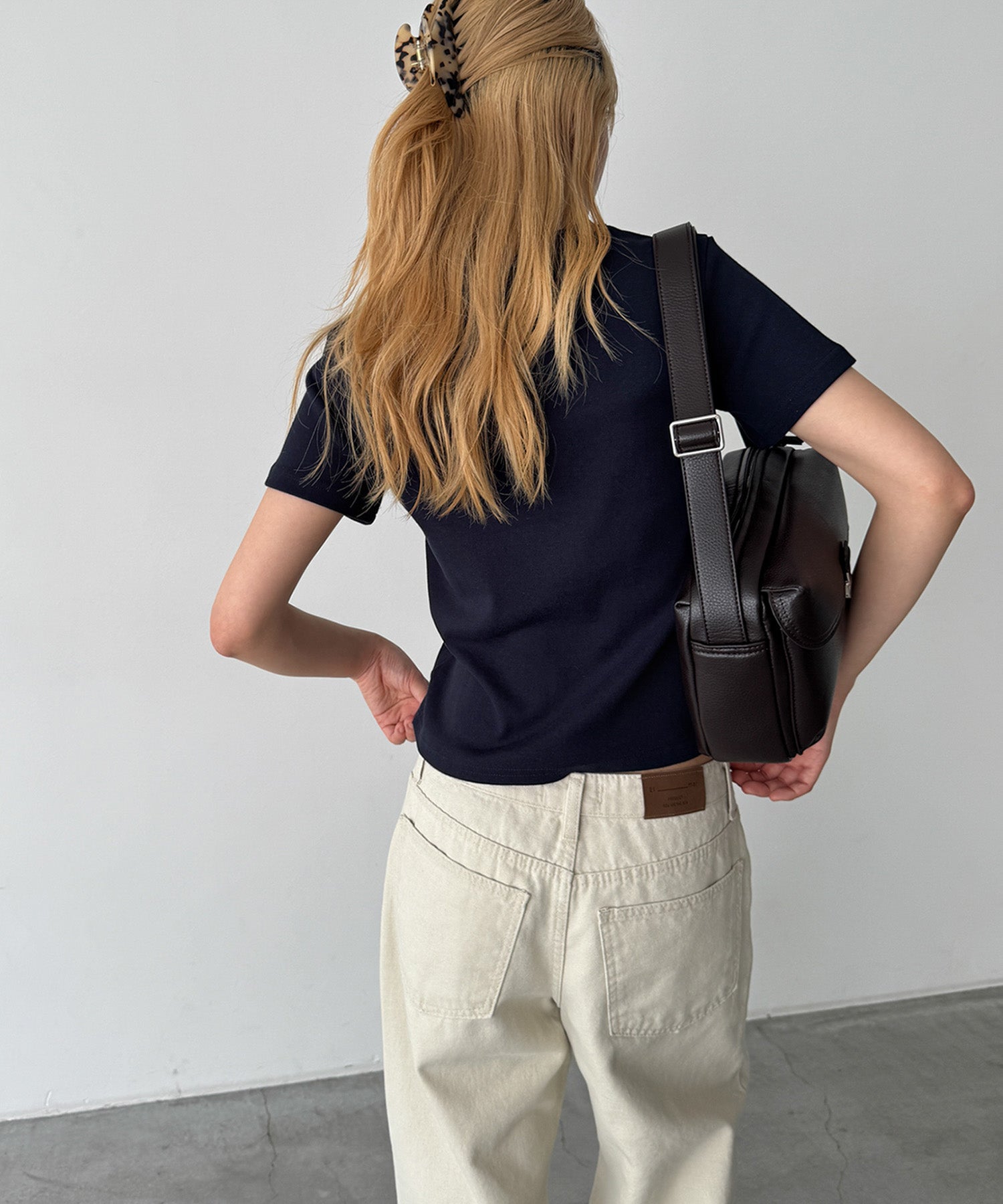 ヴィンテージコットンヘンリー半袖Tシャツ