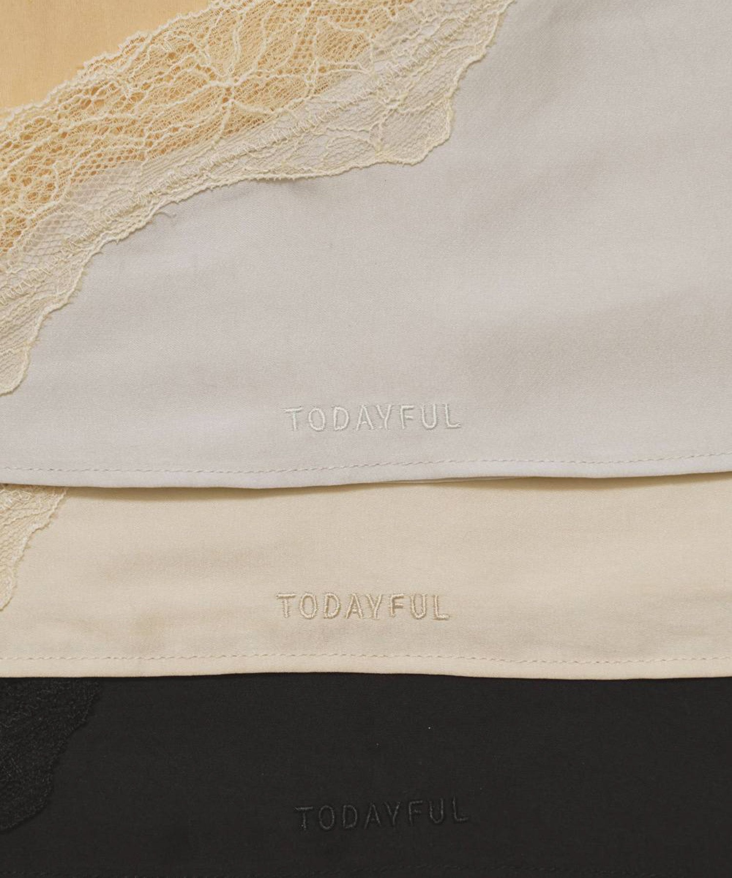 Satin Lace Scarf